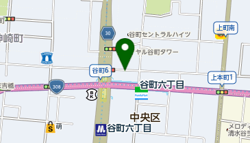 B-100.Metrosa谷町六丁目South (ドコモ・バイクシェア)の地図画像