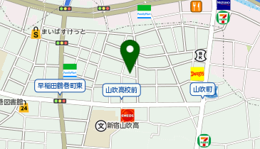 D3-23.RBパーク新宿区山吹町 (ドコモ・バイクシェア)の地図画像