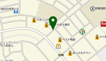 26.りうぼう天久店 (ドコモ・バイクシェア)の地図画像