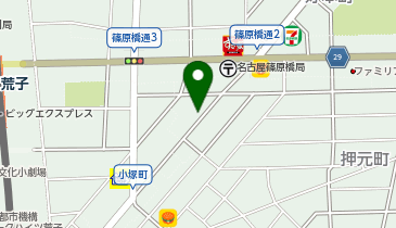 696.ファミリーマート中川押元町店 (カリテコバイク)の地図画像