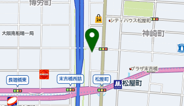 B-77.ローレルステート松屋町 (ドコモ・バイクシェア)の地図画像