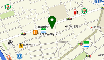 K-35.グランカリテ塚本 (ドコモ・バイクシェア)の地図画像