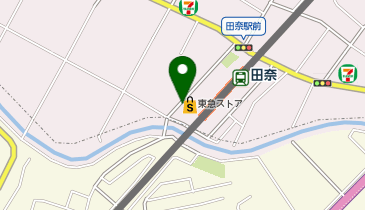 【AO020】東急ストア田奈店 (ドコモ・バイクシェア)の地図画像