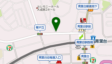 【AO022】パルテ青葉台(青葉台駅前) (ドコモ・バイクシェア)の地図画像