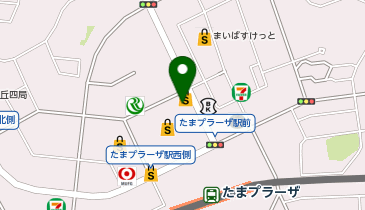 【AO026】東急百貨店たまプラーザ店 (ドコモ・バイクシェア)の地図画像