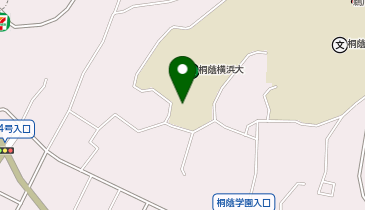 【AO029】桐蔭横浜大学 6号館エントランス前 (ドコモ・バイクシェア)の地図画像