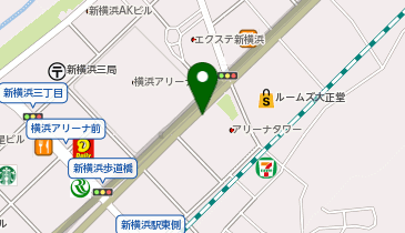 【KH027】LA.PRYLE新横浜(2)(横浜アリーナ側) (ドコモ・バイクシェア)の地図画像