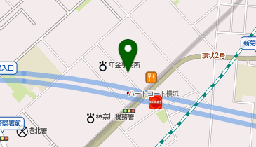 【KH033】ENEOS新横浜東SS前 (ドコモ・バイクシェア)の地図画像