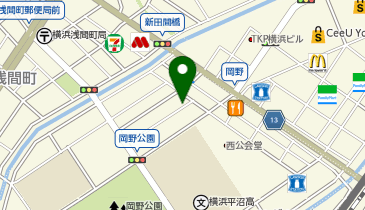 9015.リパーク横浜岡野1丁目第4 (ドコモ・バイクシェア)の地図画像
