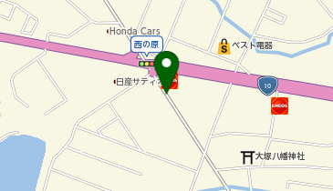 宮崎トヨタ大塚店ポート (bikeshareポート)の地図画像