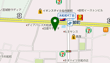 176.サンデー仙台卸町店 (ドコモ・バイクシェア)の地図画像