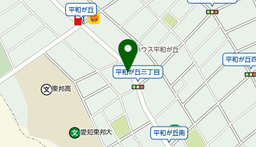 710.ファミリーマート名東平和が丘店 (カリテコバイク)の地図画像
