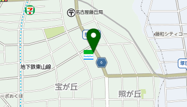 712.ファミリーマート名東照が丘店 (カリテコバイク)の地図画像