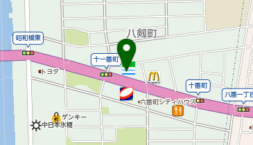 716.ファミリーマート中川十一番町店 (カリテコバイク)の地図画像