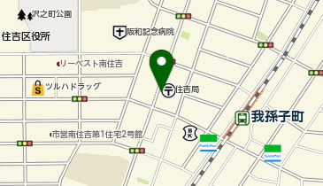 S-14.住吉郵便局 (ドコモ・バイクシェア)の地図画像