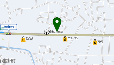 KT525-嵯峨広沢南野町 (bikeshareポート)の地図画像
