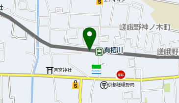 KT526-有栖川駅前(南西側) (bikeshareポート)の地図画像
