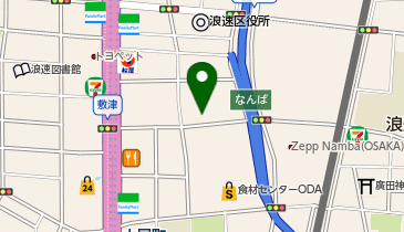 E-71.レシオスなんばVOGUE (ドコモ・バイクシェア)の地図画像