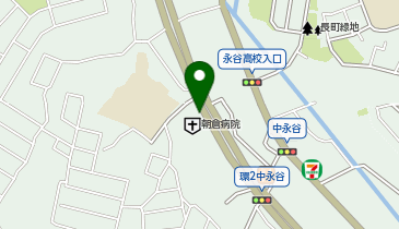 【KN003】朝倉病院付近 (ドコモ・バイクシェア)の地図画像