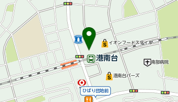 【KN008】港南台駅自転車駐車場(屋上) (ドコモ・バイクシェア)の地図画像