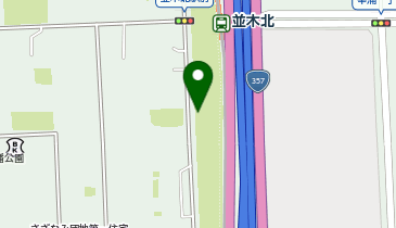 【KZ007】並木北駅南側 (ドコモ・バイクシェア)の地図画像