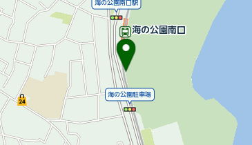 【KZ014】海の公園(2) (ドコモ・バイクシェア)の地図画像