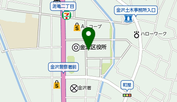 【KZ016】金沢区役所 (ドコモ・バイクシェア)の地図画像