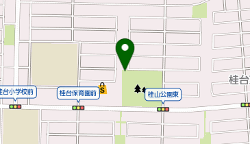 【SK001】桂山公園 (ドコモ・バイクシェア)の地図画像