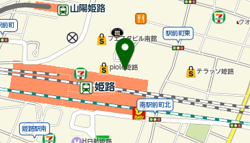 56.姫路駅東口自転車駐車場前 (bikeshareポート)の地図画像