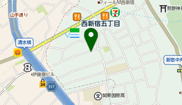 D6-34.AXAS西新宿 (ドコモ・バイクシェア)の地図画像