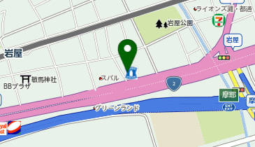 44.ローソン岩屋中町 (Kobelin)の地図画像