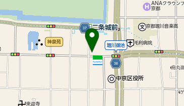 KT531-最上町(二条城前駅 南側) (bikeshareポート)の地図画像
