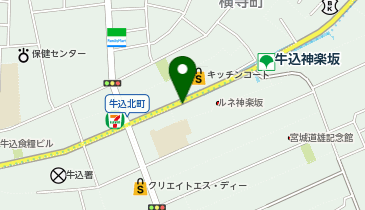 D2-20.VORT神楽坂1 (ドコモ・バイクシェア)の地図画像