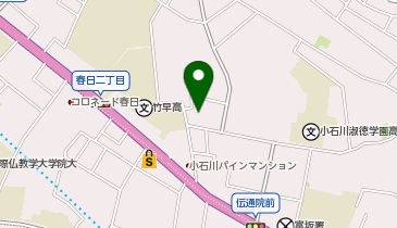 E1-20.小石川3丁目 (ドコモ・バイクシェア)の地図画像