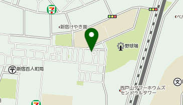 D5-13.百人町3丁目 (ドコモ・バイクシェア)の地図画像