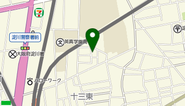 K-37.十三東4-6 (ドコモ・バイクシェア)の地図画像