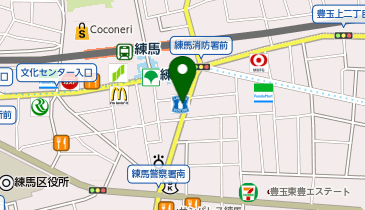 T3-42.ローソン豊玉北五丁目店 (ドコモ・バイクシェア)の地図画像