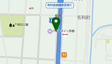 KT535-パルセスイン京都 (bikeshareポート)の地図画像