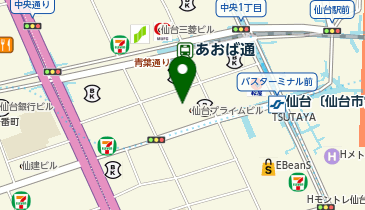 179.コンフォートホテル仙台西口 (ドコモ・バイクシェア)の地図画像