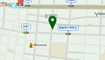 733.ファミリーマート昭和台町店 (カリテコバイク)の地図画像