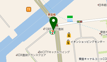 H1-275.ル・リオン豊洲ウォーターフロント A (ドコモ・バイクシェア)の地図画像