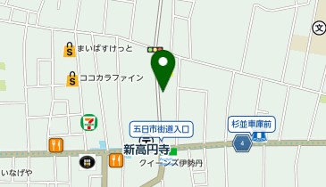 O5-13.AXAS新高円寺Sta. (ドコモ・バイクシェア)の地図画像