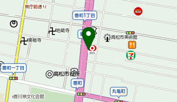 045.三菱UFJ銀行高松支店 (bikeshareポート)の地図画像