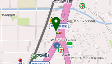 K1-228.ジーベック平和島 (ドコモ・バイクシェア)の地図画像