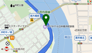 B1-39.アパホテル〈日本橋浜町南〉 (ドコモ・バイクシェア)の地図画像