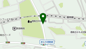 【KN014】港南台第一歩道橋下(東側) (ドコモ・バイクシェア)の地図画像