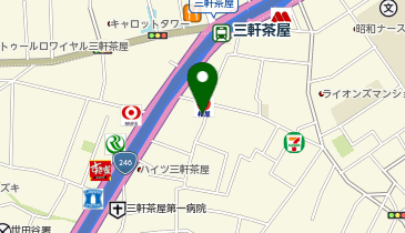 L1-50.Face 三軒茶屋 (ドコモ・バイクシェア)の地図画像