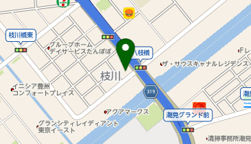 H1-279.ベイフレール枝川 (ドコモ・バイクシェア)の地図画像