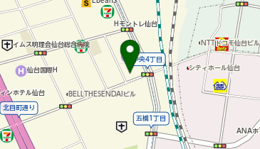 185.パークホームズ仙台中央 (ドコモ・バイクシェア)の地図画像