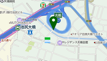 J1-72.オーパス目黒大橋駐車場 (ドコモ・バイクシェア)の地図画像